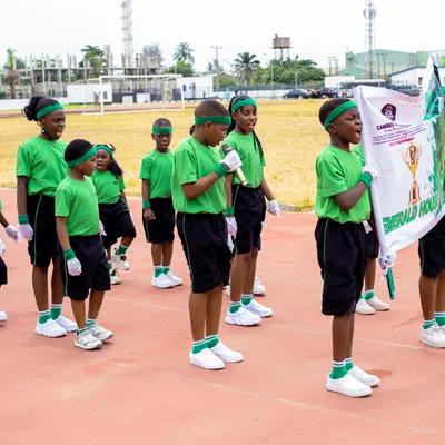 Emerald House on parade