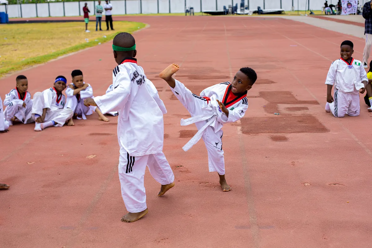 Taekwondo Sparring Demonstration